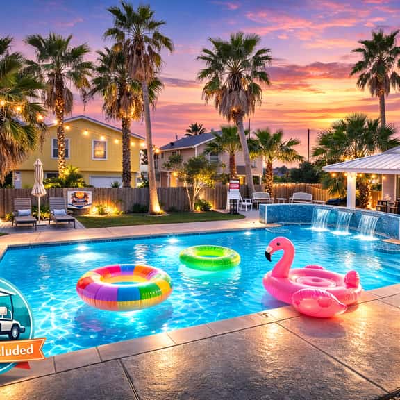 High Tide Hideaway - Private Pool, Pet Friendly, Golf Cart! - Image 1